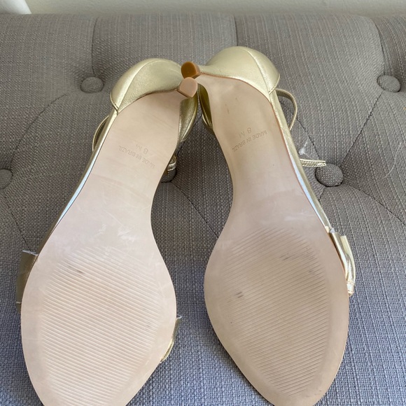 Lilly Pulitzer new gold open toe heels siz… - Picture 9 of 9